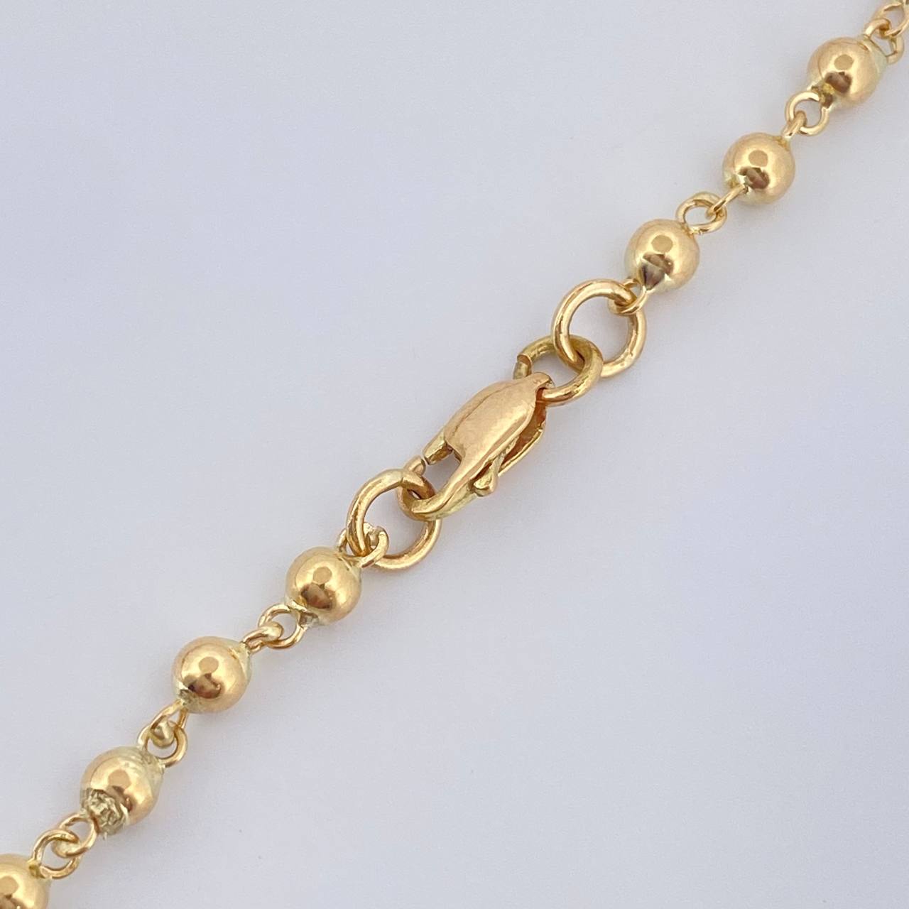 Rosario Virgen Milagrosa 7.75gr / 17 1/2 in / Oro Amarillo 18K &