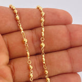 Rosario Virgen Milagrosa 7.75gr / 17 1/2 in / Oro Amarillo 18K &