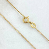 Venetian Chain 2.1gr / 23.5in / 18K Gold +3$