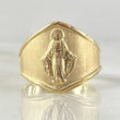Miraculous Virgin Ring 2gr / Size 8 3/4 / 18K Gold *