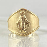 Miraculous Virgin Ring 2gr / Size 8 3/4 / 18K Gold *