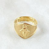 Miraculous Virgin Ring 2gr / Size 8 3/4 / 18K Gold *
