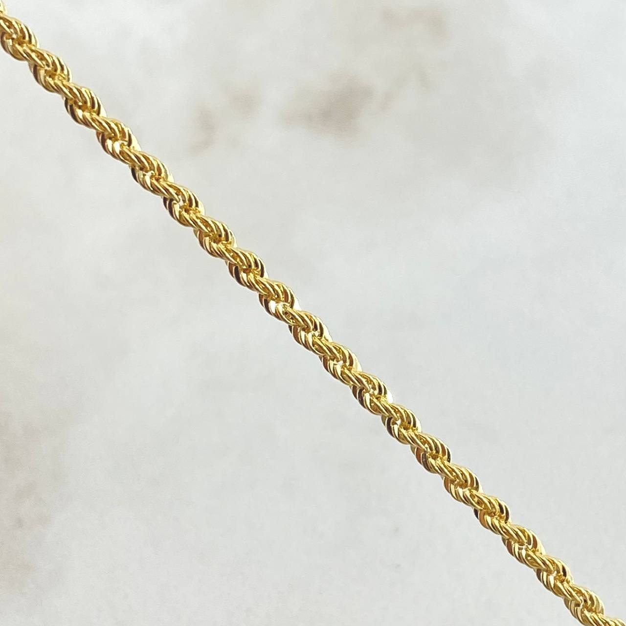 Rope Bracelet 1.6gr / 7.9in / +3 18K Gold ©