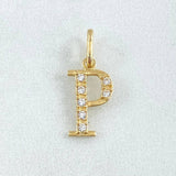 Pendant Letter P Silhouette 0.75gr / 1.8cm / 18K Gold ©