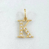 Pendant Letter K Silhouette 0.95gr / 1.8cm / 18K Gold ©