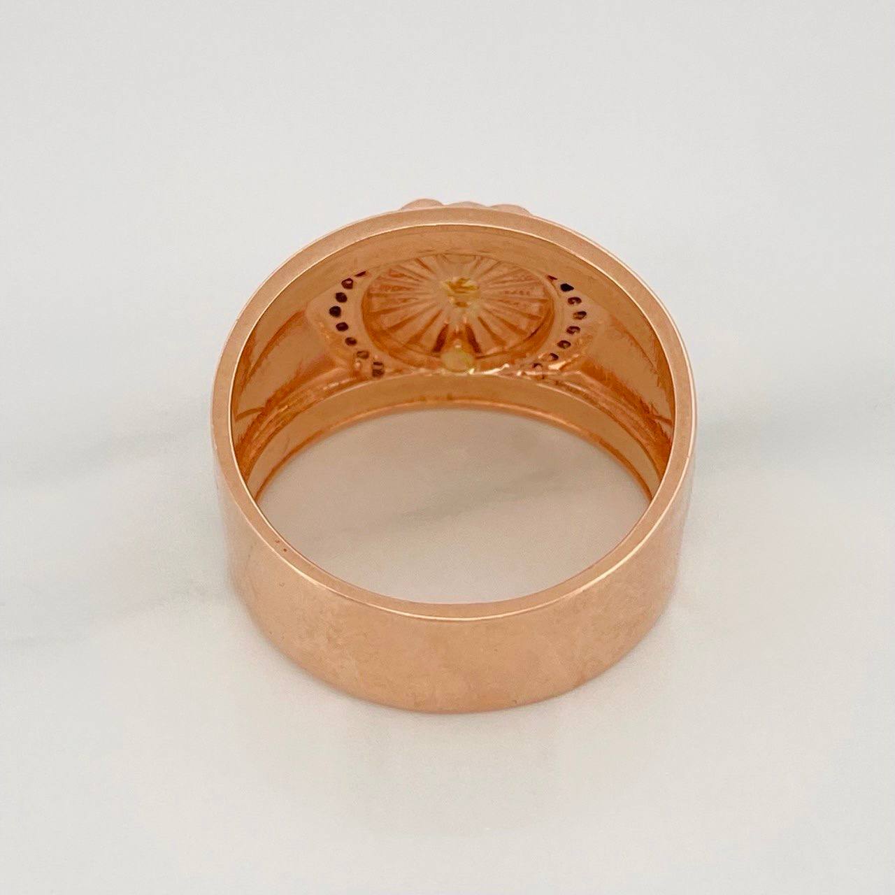 Medusa Ring 9.8g / T11 1/4 Two Golds Black Rose 18K