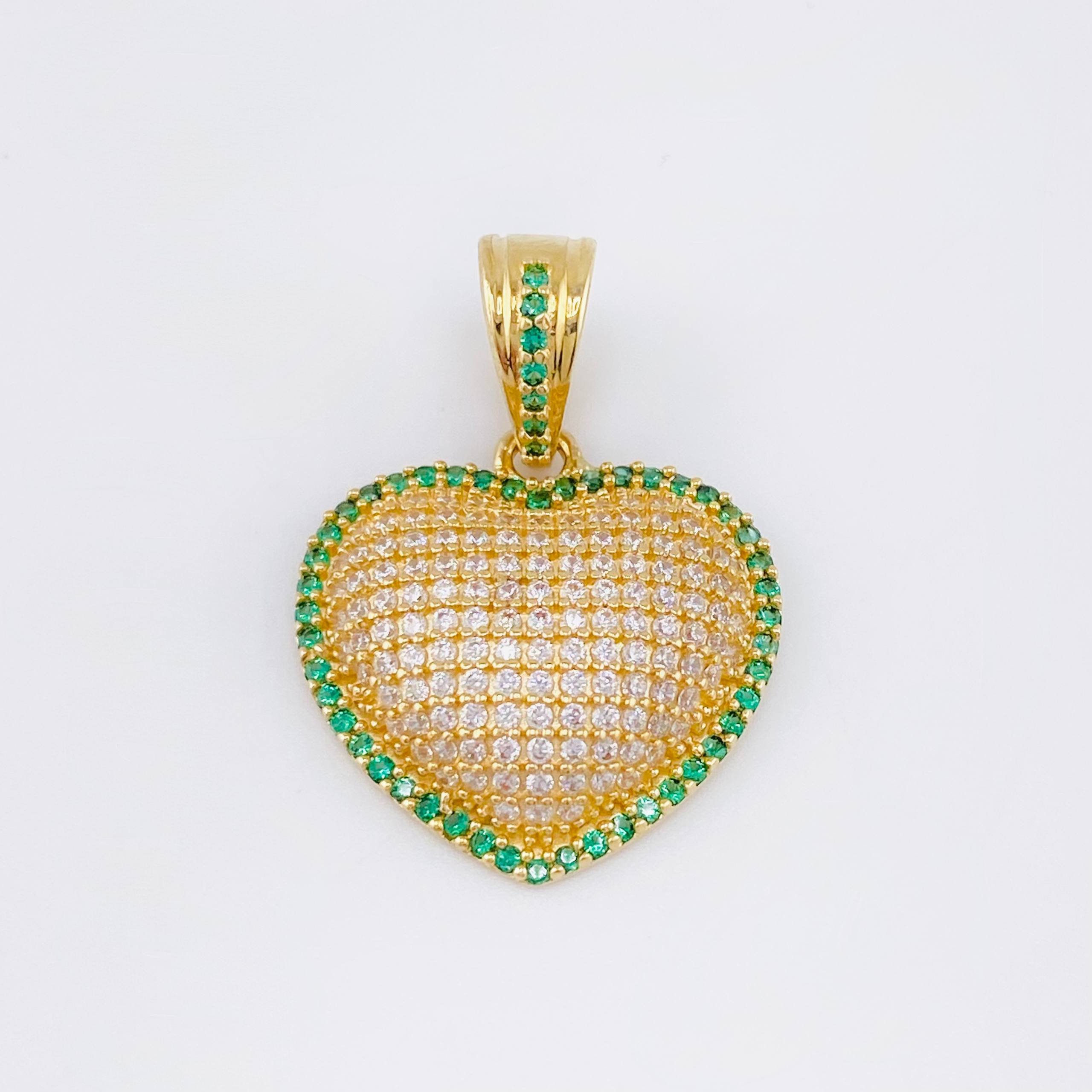 Dije Corazon Tupido 3.9gr / 1 in / Oro Amarillo 18K