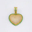 Dije Corazon Tupido 3.9gr / 1 in / Oro Amarillo 18K