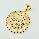 Dije Medusa 6.7gr / 1 1/2 in / Oro Amarillo 18K