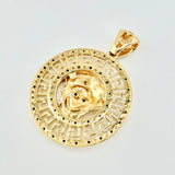 Dije Medusa 6.7gr / 1 1/2 in / Oro Amarillo 18K
