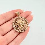 Dije Medusa 6.7gr / 1 1/2 in / Oro Amarillo 18K