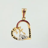 Dije Muerdago Coala 3.7gr / 1 1/4 in / Oro Amarillo 18K