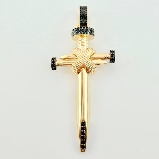 Dije Cruz Clavo 16.3gr / 3 in / Oro Amarillo 18K