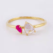 Anillo Gota 1.75gr / T8 1/4 / Oro Amarillo 18K ©