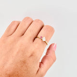 Anillo Gota 1.75gr / T8 1/4 / Oro Amarillo 18K ©