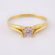 Anillo Solitario 2.05gr / T5 3/4 / Oro Amarillo 18K ©