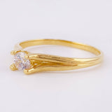 Anillo Solitario 2.05gr / T5 3/4 / Oro Amarillo 18K ©