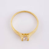 Anillo Solitario 2.05gr / T5 3/4 / Oro Amarillo 18K ©
