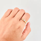 Anillo Solitario 2.05gr / T5 3/4 / Oro Amarillo 18K ©