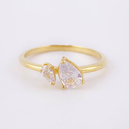 Drop Ring 1.6gr / T8 / Yellow Gold 18K ©
