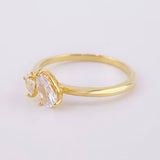 Anillo Gota 1.6gr / T8 / Oro Amarillo 18K ©