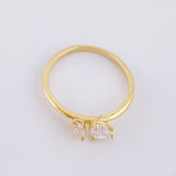 Anillo Gota 1.6gr / T8 / Oro Amarillo 18K ©