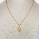 Set Cadena y Dije Lazo + Virgen De Guadalupe 1.35gr / 19 3/4 in / Oro Amarillo 18K &