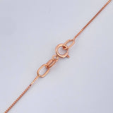 Set Cadena y Dije Veneciana + Trebol 2.2gr / 17 3/4 in / Oro Rosa 18K &