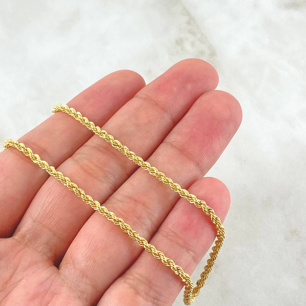 Cadena Lazo 2.95gr / 19 3/4 in / Oro Amarillo +3 18K *