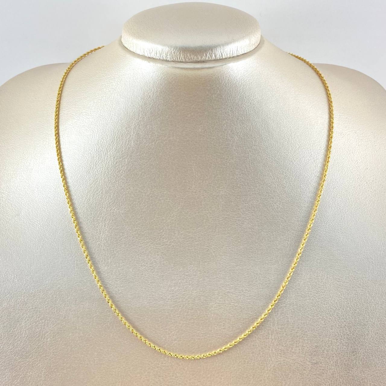 Rope Chain 2.65gr / 19 3/4 in / 2.2mm Yellow Gold +3 18K *