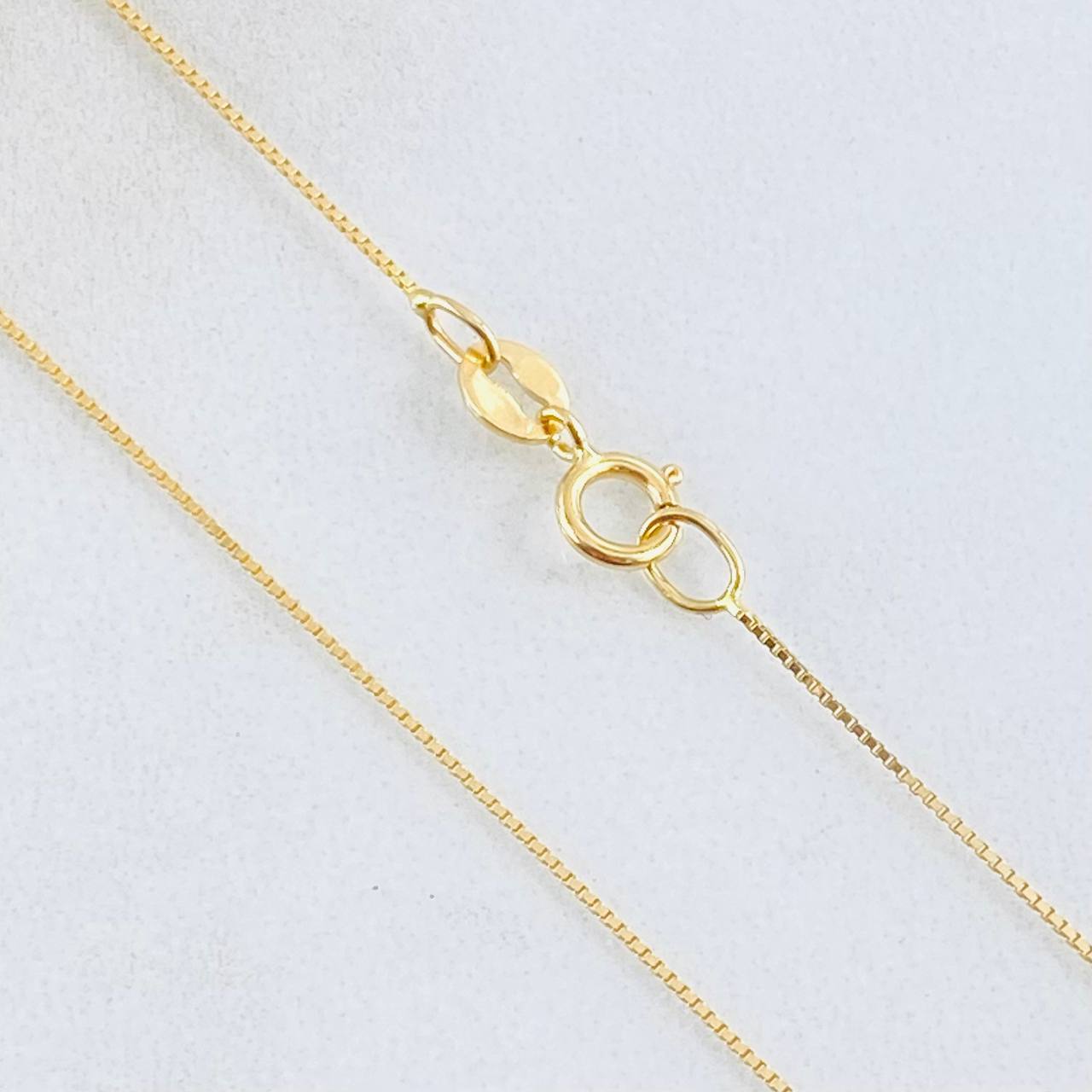 Set Cadena y Dije Veneciana + Corazón Estrella 1.35gr / 17 3/4 in / Oro Amarillo 18K