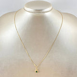 Venetian Chain and Pendant Set + Flower 1.4gr / 17 3/4 in / 18K Yellow Gold ©