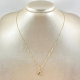 Set Cadena y Dije Veneciana + Silueta Mariposa 1.55gr / 17 3/4 in / Oro Amarillo 18K