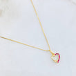 Venetian Chain and Pendant Set + Heart Star 1.35gr / 17 3/4 in / 18K Gold ©