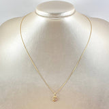 Set Cadena y Dije Veneciana + Corazón Estrella 1.35gr / 17 3/4 in / Oro Amarillo 18K