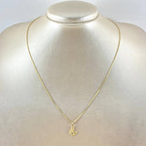 Set Cadena y Dije Veneciana + Mariposa Filigrana 2.35gr / 17 3/4 in / Oro Amarillo 18K ©