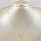Set Cadena y Dije Veneciana + Luna 1.35gr / 17 3/4 in / Oro Amarillo 18K *
