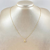 Set Cadena y Dije Veneciana + Corazón 2.1gr / 17 3/4 in / Oro Amarillo 18K *