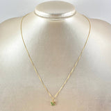 Set Cadena y Dije Veneciana + Mariposa 2.3gr / 17 3/4 in / Oro Amarillo 18K ©