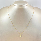 Set Cadena y Dije Veneciana + Luna 1.25gr / 17 3/4 in / Oro Amarillo 18K
