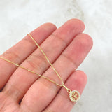 Set Cadena y Dije Veneciana + Arbol De La Vida 1.4gr / 17 3/4 in / Oro Amarillo 18K ©