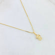 Set Cadena y Dije Veneciana + Niña 1.9gr / 17 3/4 in / Oro Amarillo 18K ©
