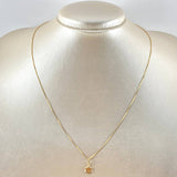Set Cadena y Dije Veneciana + Estrella David 1.2gr / 17 3/4 in / Oro Amarillo 18K *