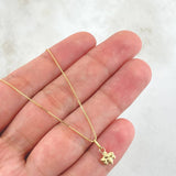 Set Cadena y Dije Veneciana + Abeja 1.35gr / 17 3/4 in / Oro Amarillo 18K