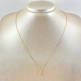 Venetian Chain and Pendant Set + Filigree Butterfly 1.9gr / 17 3/4 in / 18K Yellow Gold *