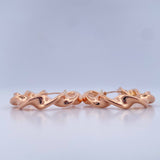 Candongas Amber 5.5gr / 1 1/4 in / Oro Rosa 18K $