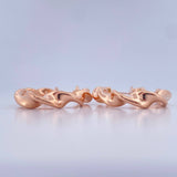 Candongas Demi 5.85gr / 1 1/2 in / Oro Rosa 18K $