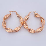 Candongas Azir 5.45gr / 1 1/2 in / Oro Rosa 18K $