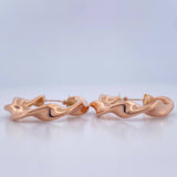 Candongas Azir 5.45gr / 1 1/2 in / Oro Rosa 18K $