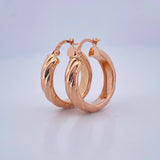 Candongas Mary 4.2gr / 1 in / Oro Rosa 18K $